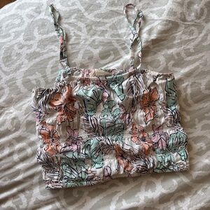 Ocean Drive Floral Top